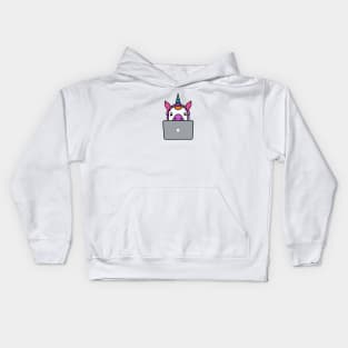 Unicorn Apple WWDC 2020 Kids Hoodie